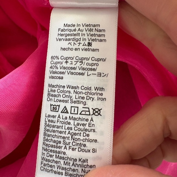 J. Crew Fuchsia Scoopneck Cupro Slip Dress - Picture 8 of 14